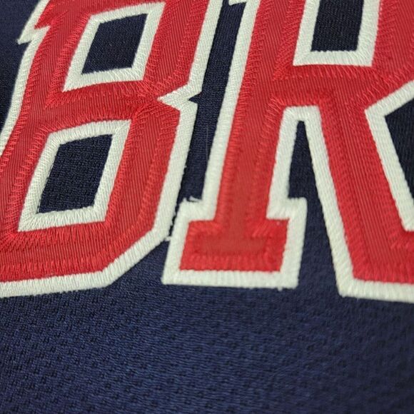 Vintage 90s Majestic MLB Atlanta Braves Andruw Jones #25 Jersey Men's 2XL Navy - Picture 3 of 13